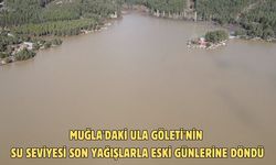 Muğla'daki Ula Göleti'nin su seviyesi son yağışlarla eski günlerine döndü