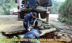 MARMARİS BELEDİYESİ YOĞUN YAĞIŞA KARŞI TEYAKKUZDA
