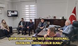ŞOFÖR ESNAFI TEK SES:“GEÇİŞ SÜRECİ UZATILMALI, DÜZENLEME SÜRDÜRÜLEBİLİR OLMALI”