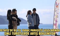 Fethiye'de bu yıl yamaç paraşütü uçuşlarında Çinli turistlerde artış bekleniyor