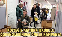 Köyceğiz Atatürk İlkokulu öğrencilerinden örnek kampanya