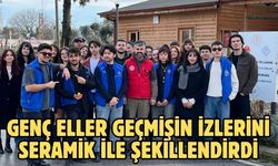 Genç eller geçmişin izlerini seramik ile şekillendirdi