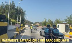 Marmaris’e bayram için 5 bin araç giriş yaptı
