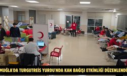 Muğla'da Turgutreis Yurdu'nda kan bağışı etkinliği düzenlendi