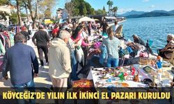 Köyceğiz’de yılın ilk ikinci el pazarı kuruldu