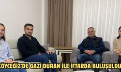 Köyceğiz’de Gazi Duran ile iftarda buluşuldu