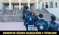 Bodrum'da göçmen kaçakçılığına 9 tutuklama