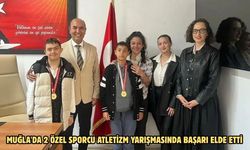Muğla'da 2 özel sporcu atletizm yarışmasında başarı elde etti