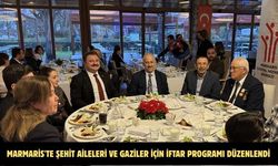 Marmaris'te şehit aileleri ve gaziler için iftar programı düzenlendi