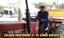 Çalınan traktörüne 21 yıl sonra kavuştu