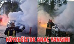 Köyceğiz’de araç yangını