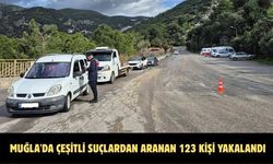 Muğla'da çeşitli suçlardan aranan 123 kişi yakalandı