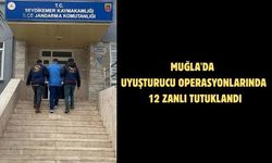 Muğla'da uyuşturucu operasyonlarında 12 zanlı tutuklandı