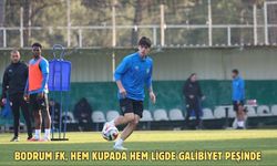 Bodrum FK, hem kupada hem ligde galibiyet peşinde
