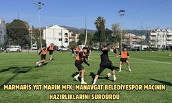 Marmaris Yat Marin MFK, Manavgat Belediyespor maçının hazırlıklarını sürdürdü