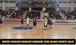 AVRUPA STANDARTLARINDAKİ MARMARİS SPOR SALONU HİZMETE AÇILDI