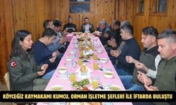 Köyceğiz Kaymakamı Kumcu, Orman İşletme Şefleri ile iftarda buluştu