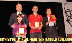 Fethiye’de İstiklal Marşı'nın kabulü kutlandı