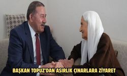 BAŞKAN TOPUZ’DAN ASIRLIK ÇINARLARA ZİYARET
