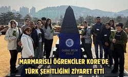 Marmarisli öğrenciler Kore'de Türk şehitliğini ziyaret etti