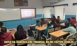 Datça'da öğrencilere finansal bilinç eğitimi verildi