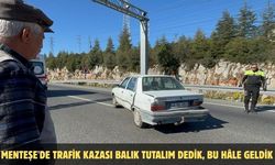 Menteşe'de trafik kazası Balık tutalım dedik, bu hâle geldik