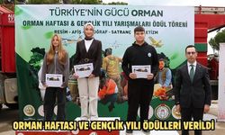 Orman Haftası ve Gençlik Yılı ödülleri verildi