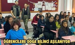 Öğrencilere doğa bilinci aşılanıyor