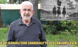 ESAT KABAKLI’DAN ÇANAKKALE’YE ÖZEL ANLAMLI ESER