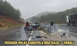 Yatağan-Milas Karayolu'nda kaza: 3 yaralı