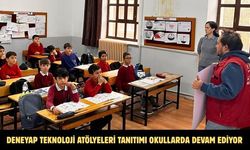 Deneyap Teknoloji Atölyeleri tanıtımı okullarda devam ediyor