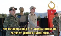 MTK Ortaokulu’nda 111. yılında Çanakkale Zaferi ve şehitler unutulmadı