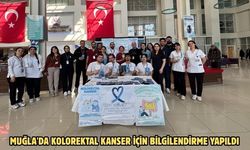 Muğla'da kolorektal kanser için bilgilendirme yapıldı