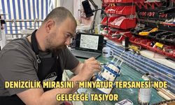 Denizcilik mirasını "minyatür tersanesi"nde geleceğe taşıyor