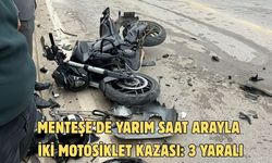 Menteşe’de yarım saat arayla iki motosiklet kazası: 3 yaralı