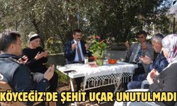 Köyceğiz’de Şehit Uçar Unutulmadı