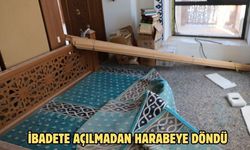 İbadete açılmadan harabeye döndü