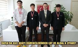 Datça'da aşçı adayı öğrencilerinden Çay ve Aldal'a ziyaret