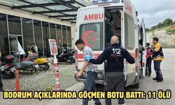 Bodrum açıklarında göçmen botu battı: 11 ölü
