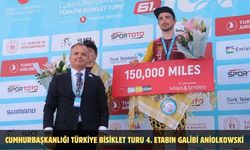 Cumhurbaşkanlığı Türkiye Bisiklet Turu 4. etabın galibi Aniolkowski