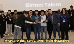 Köyceğiz Fen Lisesi Kefal-X Takımı Türkiye Finallerinde