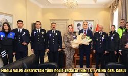 Muğla Valisi Akbıyık’tan Türk Polis Teşkilatı’nın 181. yılına özel kabul