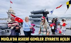 Muğla'da askeri gemiler ziyarete açıldı