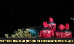 Tur teknesi kayalıklara çarpmıştı, bir kişinin cansız bedenine ulaşıldı