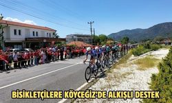Bisikletçilere Köyceğiz’de alkışlı destek