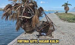 Fırtına gitti, hasar kaldı