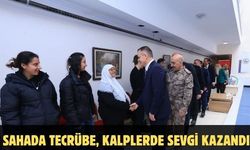 Sahada tecrübe, kalplerde sevgi kazandı