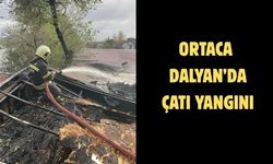 Ortaca Dalyan’da çatı yangını