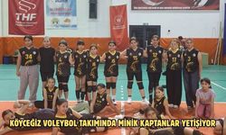 Köyceğiz voleybol takımında minik kaptanlar yetişiyor