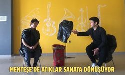 Menteşe’de atıklar sanata dönüşüyor